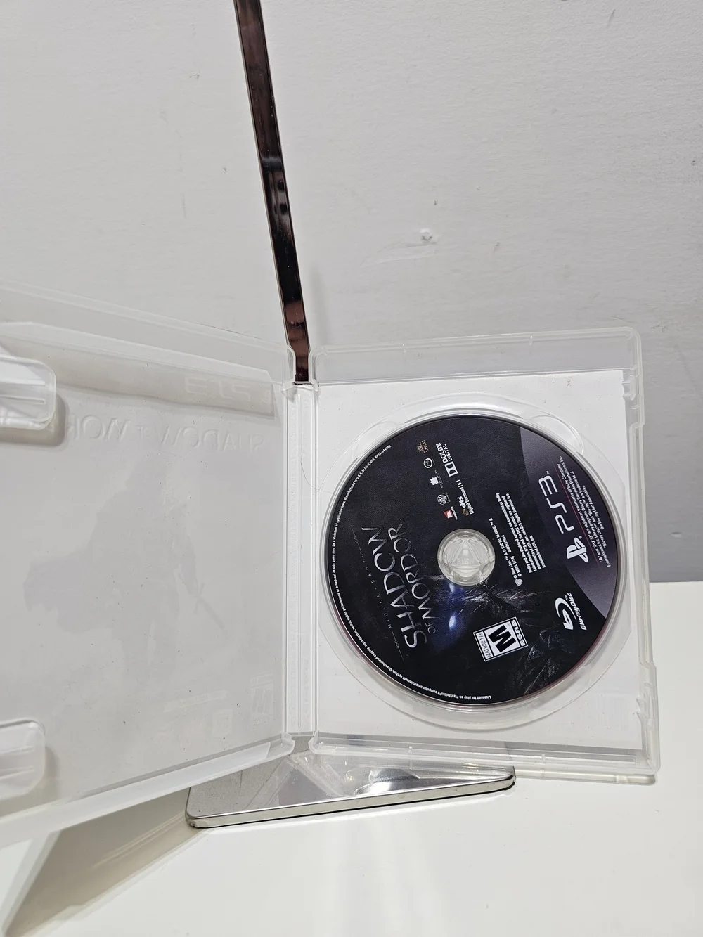 PlayStation PS3 Shadow of Mordor - Black Game Case